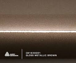 Avery Gloss Brown Metallic, rozmer 1,52m x 2m