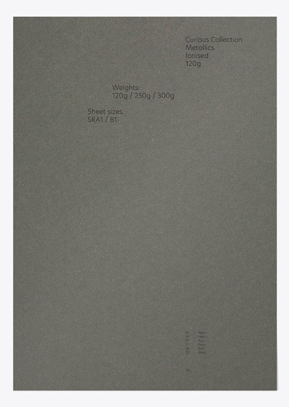Curious Metallics, Ionised, 120 g/m2