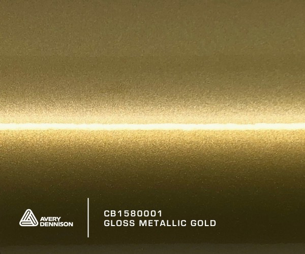 Avery Gloss Metallic Gold, rozmer 1,52m x 1,2m