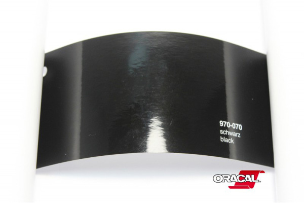 Oracal 970RA-070 Gloss Black, rozmer 1,52m x 1,8m