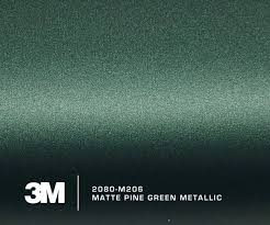 3M 2080-M206 Matte Pine Green Metallic, rozmer 1,52m x 1m