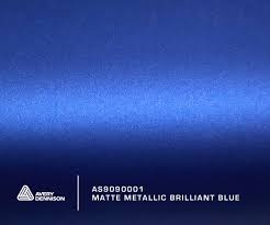 Avery Briliant Blue Matte Metallic, rozmer 1,52m x 2m