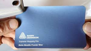 Avery Powder Blue Matte Metallic, rozmer 1,52m x 2,2m