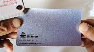 Avery Gloss Metallic Quick Silver, rozmer 1,52m x 1,8m 1