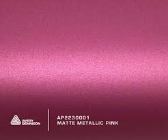 Avery Matte Metallic Pink, rozmer 1,52m x 1m
