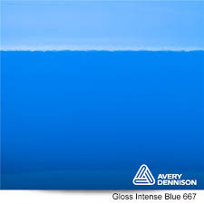 Avery Gloss Intense Blue, rozmer 1,52m x 1m