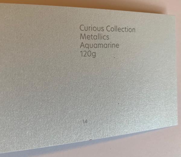 Curious Metallics, Aquamarine, 300 g/m2m