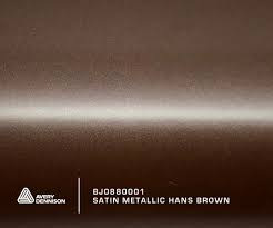 Avery Satin Metallic Hans Brown, rozmer 152m x 1m